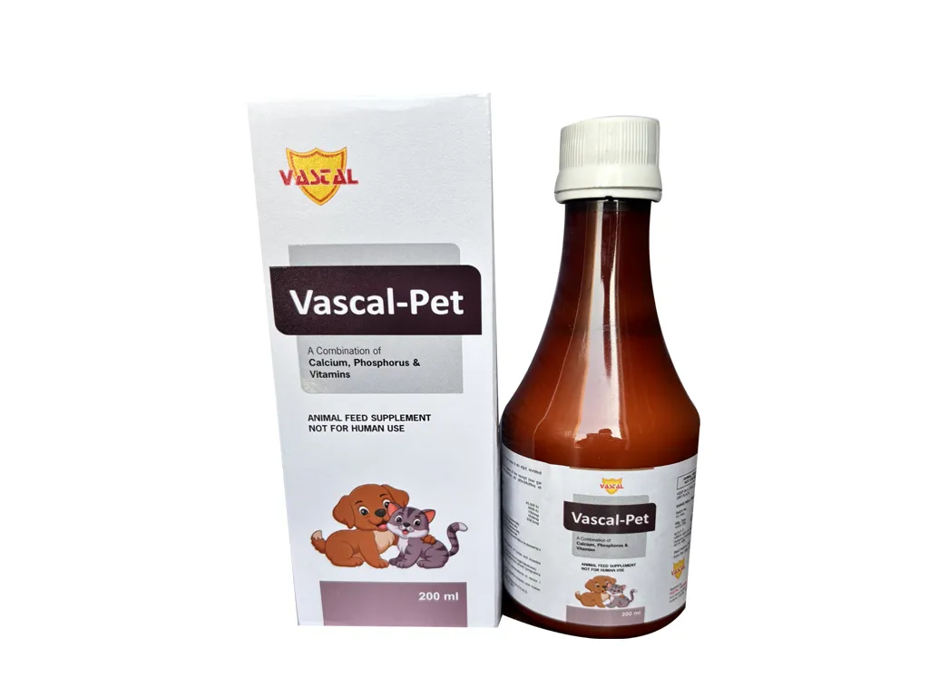 Vascal-Pet (200 Ml) A combination of Calcium, Phosphorus & Vitamins