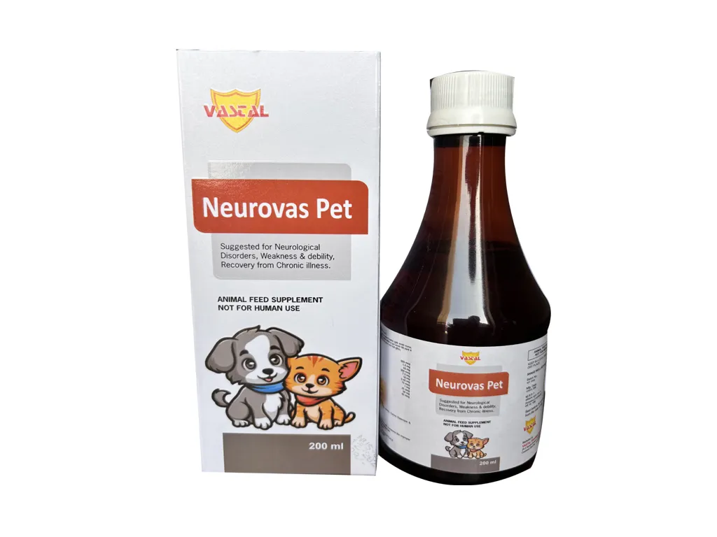 Neurovas Pet (200 Ml) Suggested for Neurological Disorders, Weakness & debility, Recovery from Chronic illness.