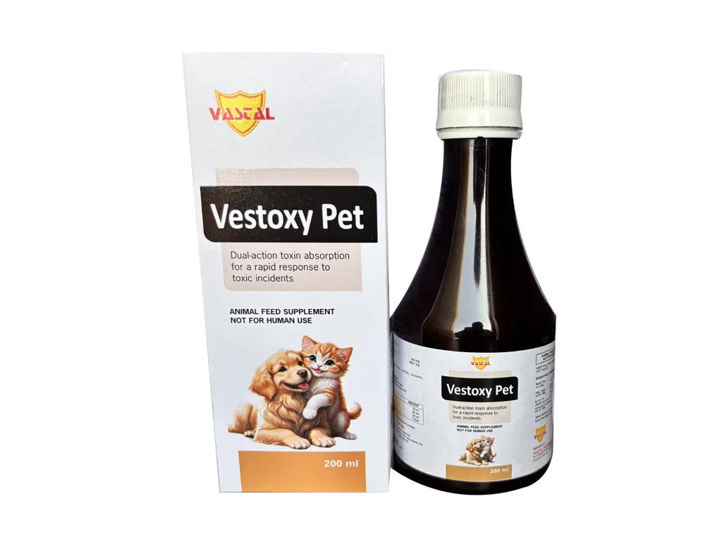 Vestoxy-Pet (200 Ml) Dual-action toxin absorption for a rapid response to toxic incidents