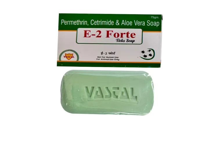 E2 Forte Ticks Soap For Control Lice & Flies Treatments Like Ticks Mites