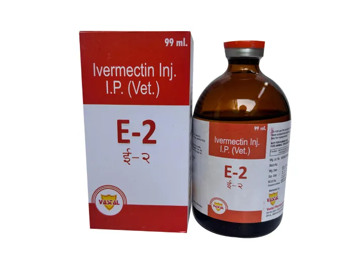  E2 Inj 6*99ml For the Control Against Both External & Internal Parasites.
