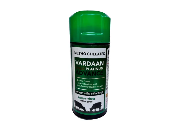 Vardaan Gold Platinum Advance 1Ltr Double power organic calcium with milk booster herbal extracts