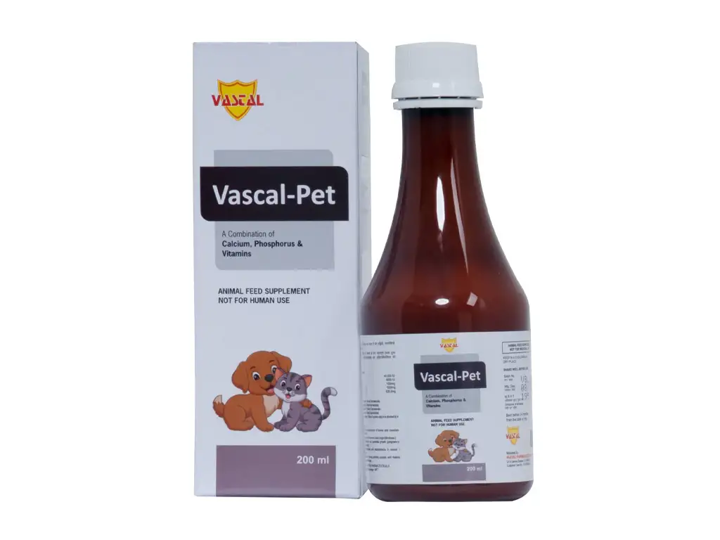 Vascal-Pet (200 Ml) A combination of Calcium, Phosphorus & Vitamins
