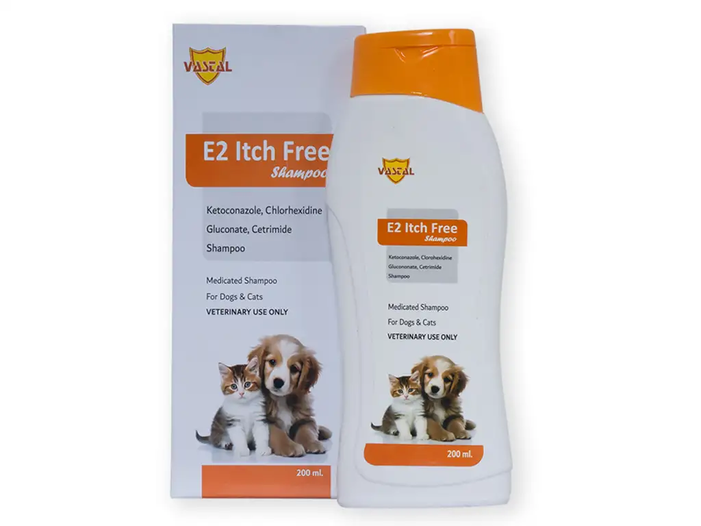 E2 Itch Free Shampoo (200 Ml) Ketoconazole, Chlorhexidine Gluconate, Cetrimide Shampoo