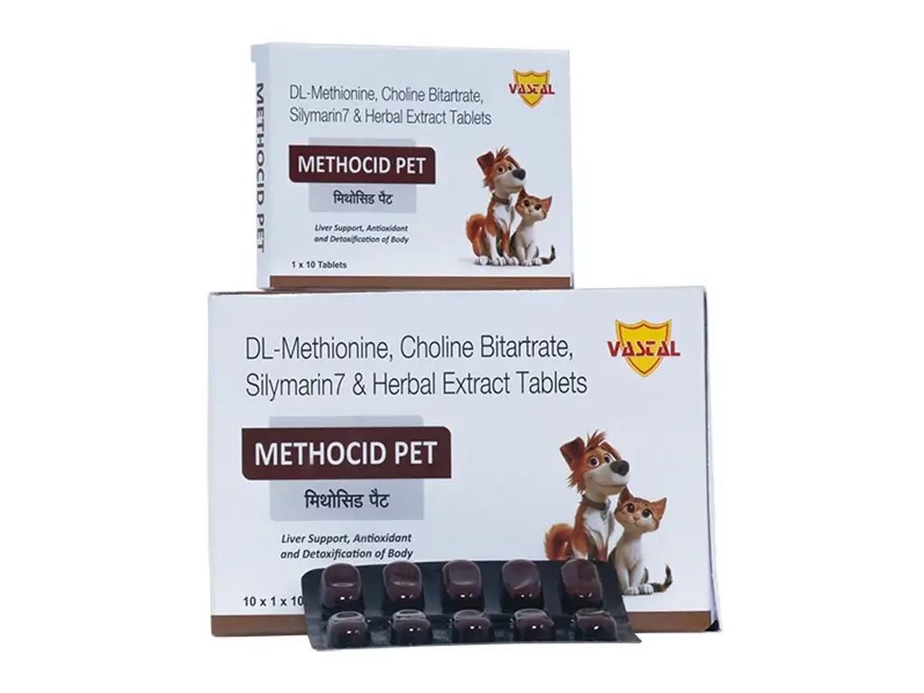 Dog Liver Detox & Antioxidant Tablets | Methocid Pet