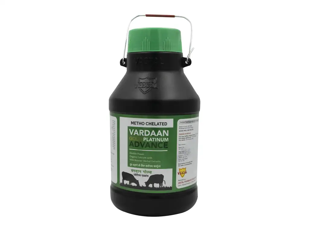 Vardaan Gold (P) Advance 5Ltr Double power organic calcium with milk booster herbal extracts