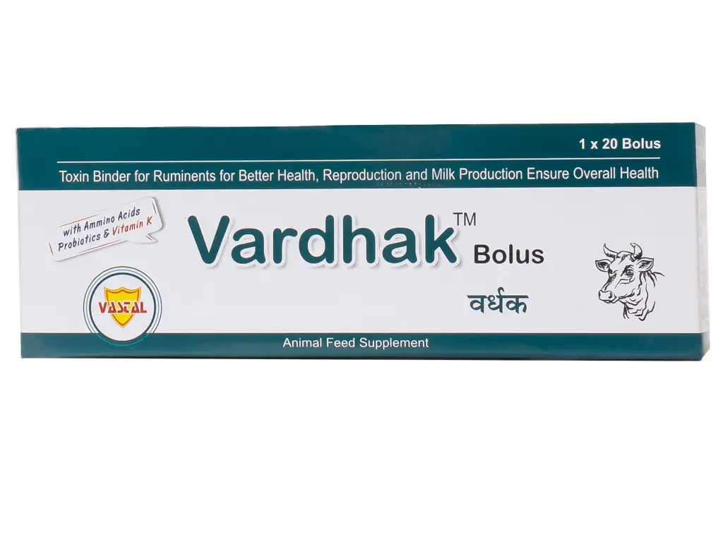 vardhak-bolus Toxin Binder for Ruminents for Better Health, Reproduction and Milk Production Ensure Overall Health