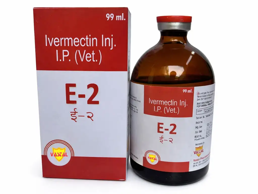  E2 Inj 6*99ml For the Control Against Both External & Internal Parasites.