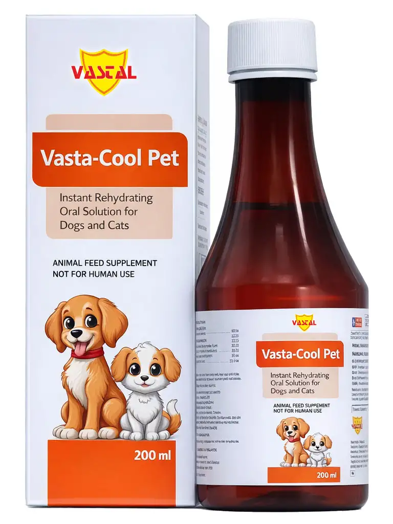 Vasta-Cool Pet (200 Ml) Isotonic Rehydrating Oral Solution For Dogs & Cats