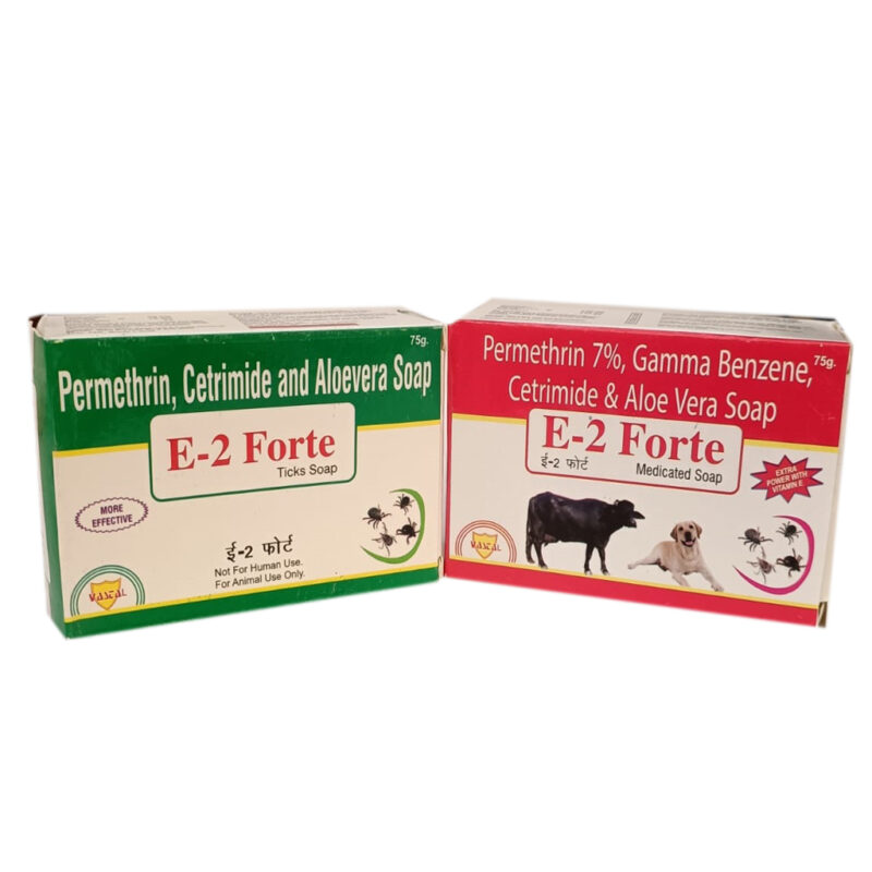 E-2-FORTE-5-and-7-Soap For Control Lice & Flies Treatments Like Ticks Mites