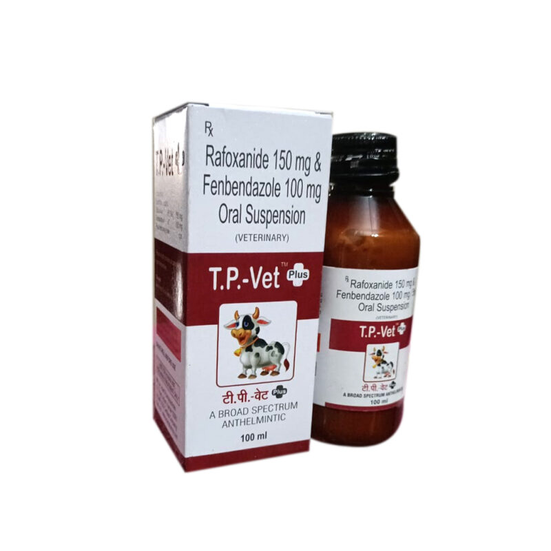 T.P-vet (100ml) Control Treatment Gastrointestinal & Pulmonary Nematodes