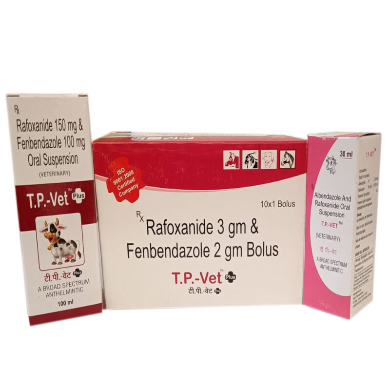 TP-Vet Control Treatment Gastrointestinal & Pulmonary Nematodes