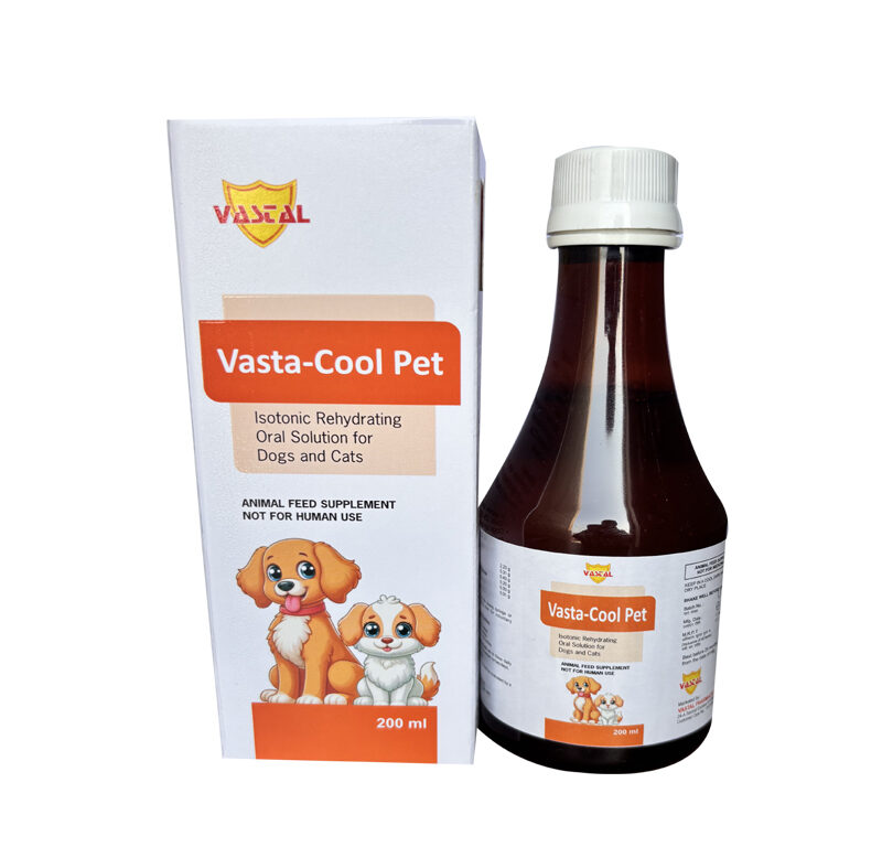 Vasta-Cool Pet (200 Ml) Isotonic Rehydrating Oral Solution For Dogs & Cats