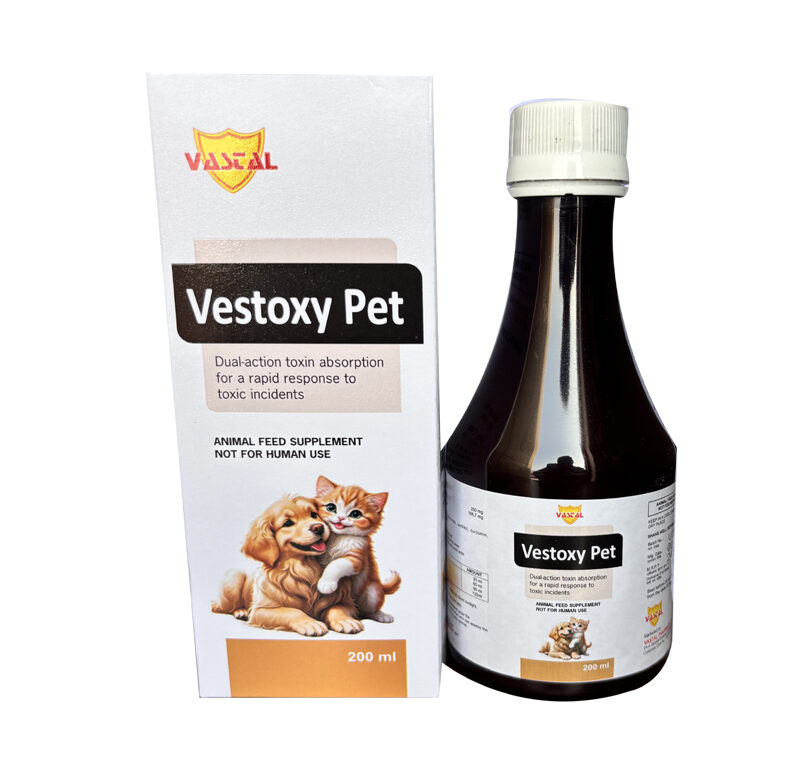 Vestoxy-Pet (200 Ml) Dual-action toxin absorption for a rapid response to toxic incidents